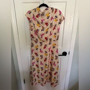 NWT Ann Taylor Floral Print Women's Knee Length Dress. Very Paris chic! SZ 10